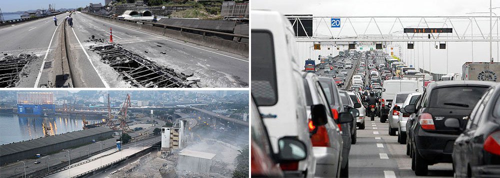 Com a proibição de circulação no Centro do Rio de boa parte dos ônibus intermunicipais da Baixada Fluminense, entre 18% e 20% dos coletivos que partem de cidades como Duque de Caxias, Nova Iguaçu e São João de Meriti foram afetados com a medida; as mudanças já provocam engarrafamentos na Avenida Brasil e Ponte Rio-Niterói