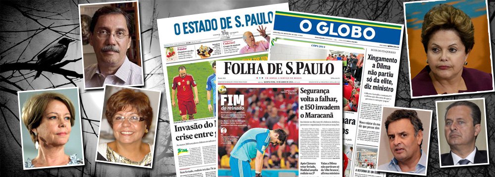 Pesquisa CNI/Ibope, divulgada nesta quinta (19), revelou, entre tantos dados, que a população brasileira está consciente da forma como a grande imprensa trata o governo da presidente Dilma Rousseff (PT); quando questionados sobre a percepção do noticiário sobre o governo, os entrevistados disseram que as notícias recentes têm sido mais desfavoráveis para o governo; essa é a opinião de 46% dos entrevistados; manchetes negativas, capas carregadas de sensacionalismo e colunistas pessimistas dão o tom do noticiário negativo; que peso essa mídia terá na hora do eleitor decidir seu voto?