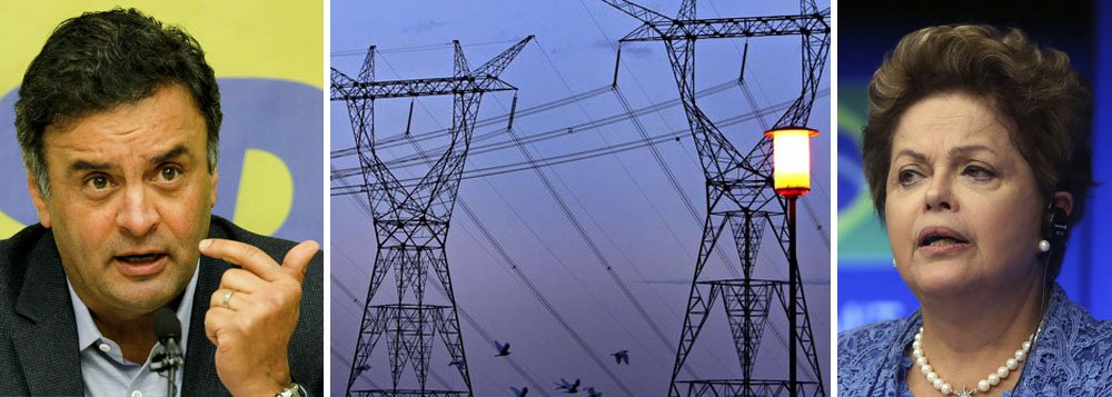 Tucanos afirmam que situação de "crise energética" foi iniciada pela presidente Dilma Rousseff, quando criou, em 2012, a MP 579, reduzindo as contas de luz dos brasileiros; medida teve "interesses exclusivamente eleitorais", diz texto assinado pelo Instituto Teotonio Vilela, vinculado ao partido; legenda presidida pelo senador Aécio Neves diz que o governo "jogou para depois das eleições o tarifaço que será necessário para soerguer o setor de energia"; PSDB ressalta, por fim, que medidas anunciadas para o setor nesta quinta-feira são a comprovação de que o modelo energético de Dilma "naufraga a olhos vistos"