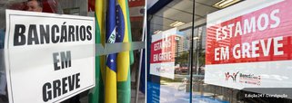 Funcionários do Banco do Brasil e de instituições privadas encerraram a greve que durava 23 dias; os trabalhadores no Rio de Janeiro acataram a orientação do Comando Nacional dos Bancários de aceitar o reajuste de 8% oferecido pelas empresas e a elevação de 8,5% no piso salarial