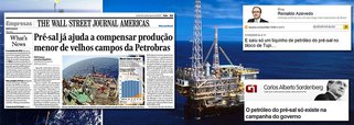 “Quando a Petrobras revelou a maior reserva de petróleo da sua história, em 2007, o então presidente Luiz Inácio Lula da Silva brincou que a descoberta havia provado que Deus é brasileiro. Novos dados de produção estão levando muitos na indústria a compartilhar esse otimismo”, diz reportagem do americano Wall Street Journal; extração de 520 mil barris, um recorde histórico para a estatal, e reconhecimento internacional derrubam teses derrotistas de colunistas como Carlos Alberto Sardenberg e Reinaldo Azevedo 