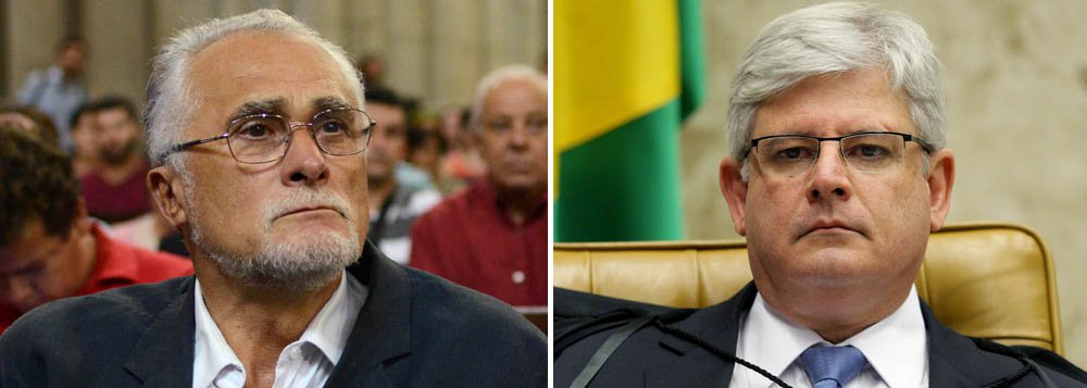 O procurador-geral da República, Rodrigo Janot, enviou ao Supremo Tribunal Federal parecer contra pedido de prisão domiciliar definitiva para o ex-deputado José Genoino; no documento, Janot manifesta-se contra o pedido de defesa para cumprimento de toda a pena em casa; “Ressalve-se, no entanto, que eventual manutenção de excepcional medida deve ocorrer apenas até que seja obtida a plena estabilização do seu eu quadro clínico, conforme salientado no próprio relatório médico em que o sentenciado se escora, não havendo falar em caráter definido na concessão do regime almejado", afirmou