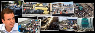 Depois de pelo menos 600 mil ficarem sem trens da Supervia, nesta terça-feira 28 acidente com quatro mortos provoca engarrafamento monstro na Linha Amarela; enquanto isso, prefeito Eduardo Paes é criticado por Clube de Engenharia pela demolição considerada precipitada do elevado Perimetral; em pleno verão de 40 graus em que recebe turistas de todo mundo e se prepara para a Copa do Mundo, Rio de Janeiro vive cenas de caos em seu sistema de mobilidade urbana; vai melhorar?