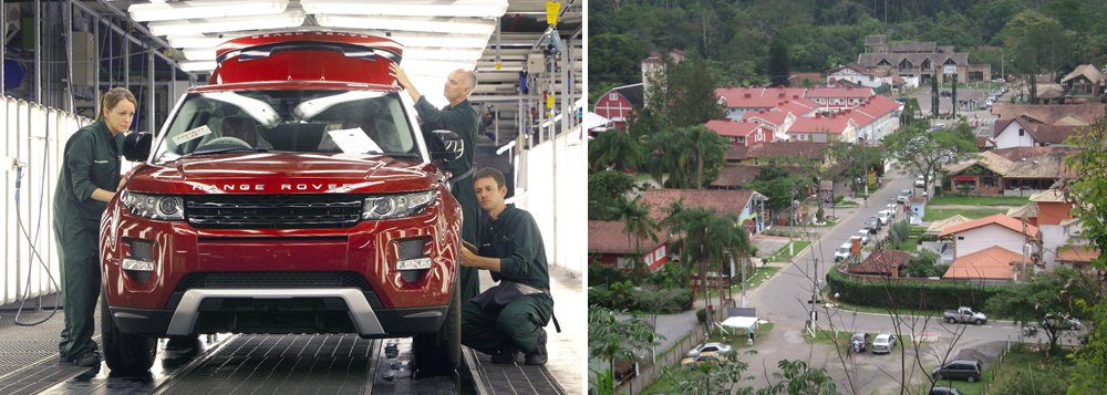 A britânica Jaguar Land Rover vai construir sua primeira fábrica de veículos no Brasil em Itatiaia, no interior do Rio de Janeiro, em investimento de cerca de 1 bilhão de reais; "A chegada da Land Rover vai ser um marco histórico para a cidade", disse nesta segunda-feira à Reuters o prefeito de Itatiaia, Luiz Carlos Ferreira Bastos