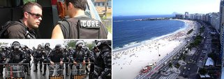 Apesar de não admitir publicamente a existência de arrastões nas praias do Rio de Janeiro, a Secretaria Estadual de Segurança Pública divulgou que policiais do Batalhão de Choque, da Polícia Militar, e da Coordenadoria de Recursos Especiais, da Civil, vão reforçar o patrulhamento na orla da Zona Sul da capital; os agentes vão começar a atuar em Copacabana, Ipanema, Leblon e Arpoador já a partir deste sábado (23)