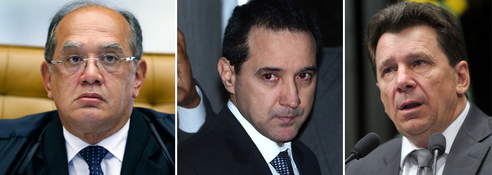 Ao lado de Marco Aurélio Mello, ministro do STF vê 'corporativismo' na absolvição do deputado que cumpre 13 anos de prisão em regime fechado; precedente foi aberto em decisão da corte. "Nós já sabíamos disso quando vimos aquela decisão recente aqui do plenário no caso de Ivo Cassol (PP-RO)", disse Gilmar Mendes. No começo do mês, a corte julgou e condenou o senador mas, graças aos votos de Luís Roberto Barroso e Teori Zavascki, ficou acertado que caberia ao Congresso, e não mais ao Supremo, decretar a perda do mandato 