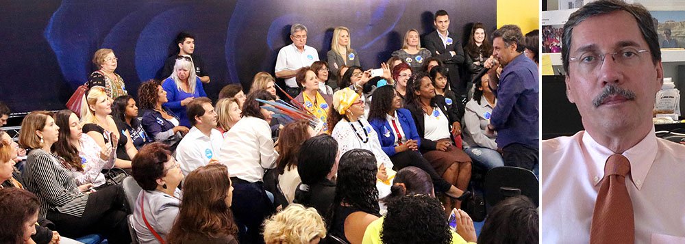 Segundo colunista Merval Pereira, nas contas da campanha do PSDB, uma diferença dessas de hoje nas pesquisas de intenção de voto significa na verdade 6 pontos, e mais uma redução de 2 ou 3 pontos já indicará o empate com a candidata Marina Silva; ‘Para tanto, pretendem continuar na mesma linha, denunciando a proximidade da Marina com o PT, “até por que ela está confirmando isso”’, disse 