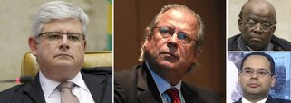 Procurador-geral da República, Rodrigo Janot, enviou parecer ao Supremo Tribunal Federal, defendendo o direito do ex-ministro José Dirceu de trabalhar, de acordo com o regime semiaberto ao qual foi condenado; desde 15 de novembro, no entanto, ele está encarcerado em regime fechado, na Papuda, e os juízes Bruno Ribeiro, da Vara de Execuções Penais do Distrito Federal, e Joaquim Barbosa, do STF, postergaram ao máximo a análise do seu pedido; em seu documento, Janot afirmou Dirceu não falou ao celular e que “não visualiza novas medidas úteis para o esclarecimento dos fatos”; será que Barbosa cumprirá a lei?