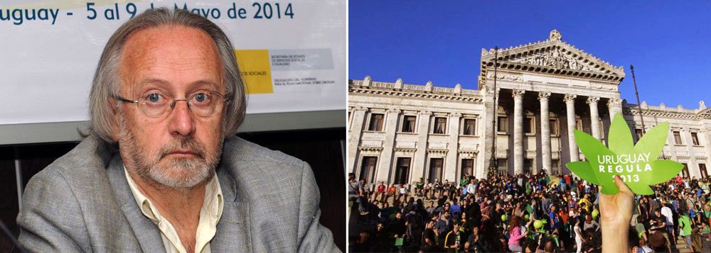 O secretário-geral da Junta Nacional de Drogas do Uruguai, Julio Calzada, disse ontem que a regulamentação da produção e venda de maconha no país não representa uma “iniciativa de exportação da proposta”, mas sim a “tentativa de um caminho novo” no combate ao narcotráfico; após a mudança na legislação uruguaia, o debate internacional sobre uma mudança de “postura” no combate ao narcotráfico vem sendo feito em nível multilateral e internamente nos grandes consumidores da Europa e nos Estados Unidos
