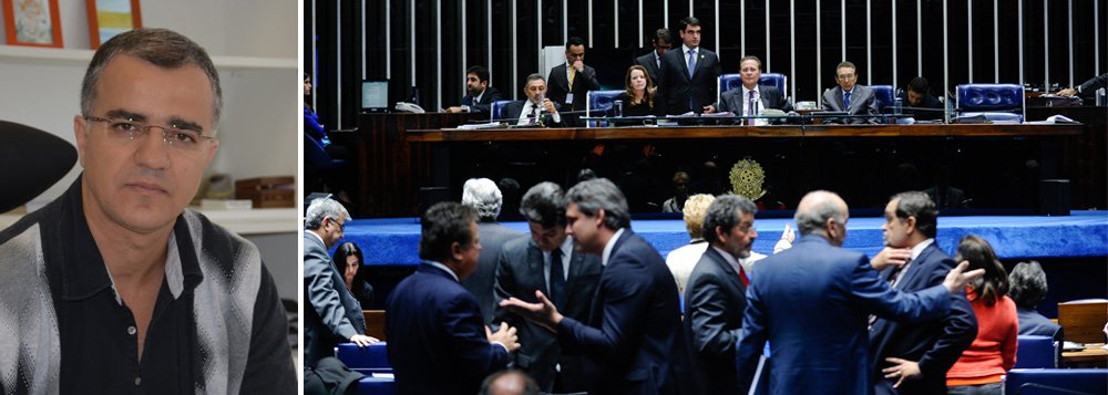 Jornalista diz ser "uma bomba fiscal reajustar as aposentadorias acima da inflação, como aprovou ontem o Senado"; "O Congresso está brincando com fogo. A oposição também está querendo ver o circo pegar fogo", comenta ele, ressaltando que a fraqueza da presidente Dilma "não justifica a medida"; "Deputados e senadores agiram de forma demagógica", critica