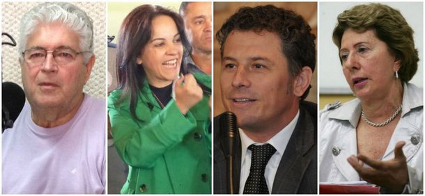 Peemedebista vai tentar o quarto mandato no governo com apoio de partidos de esquerda; reunião acertou a deputada federal Rosane Ferreira, presidente do PV, como a vice de Requião; ex-secretário da Segurança Luiz Fernando Delazari afirmou que a composição ficou ótima porque “preservou as características ideológicas e programáticas de Requião”; presidente do PCdoB, Ricardo Gomyde, está entusiasmado com a coligação: "soma dos verdes do PV e os socialistas do PPL farão a diferença na campanha"