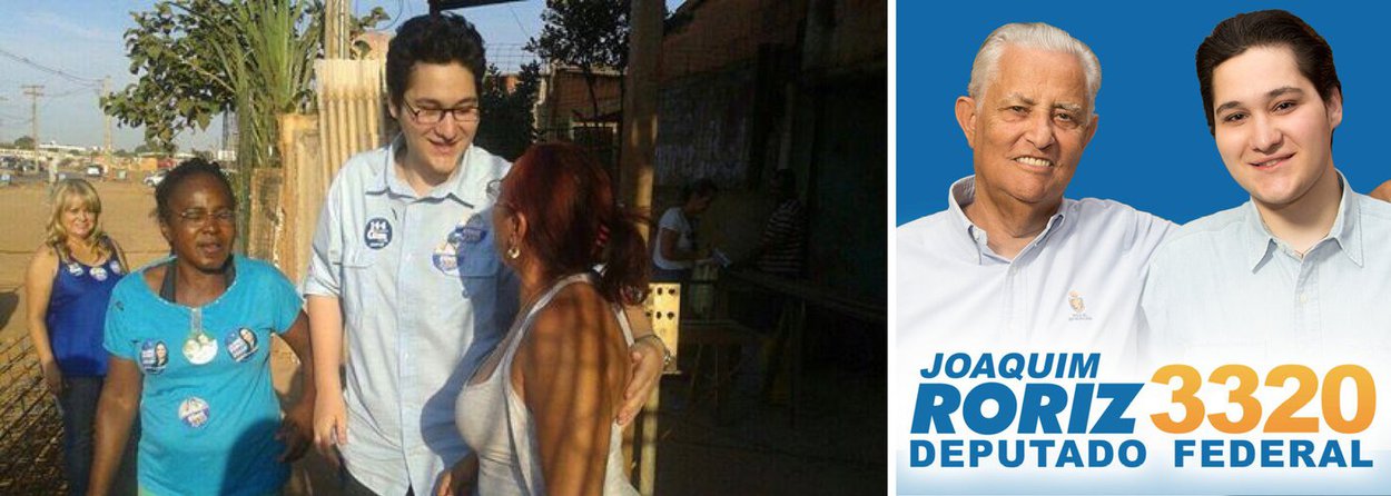 Neto do ex-governador do Distrito Federal Joaquim Roriz (PRTB), Joaquim Roriz Neto, concorre a deputado federal com exatamente o mesmo nome do avô e o mesmo número que foi usado por sua mãe, Jaqueline Roriz (PMN) em eleições passadas; linha de comunicação demonstra tática deliberada para confundir o eleitor