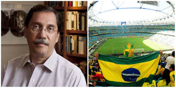 Colunista diz que, com o slogan "Copa das Copas", o governo tentou transformar a competição em mais uma realização petista; segundo Merval Pereira, "depois da efêmera pacificação que a Copa está dando ao ambiente político, a realidade do dia a dia voltará a ser encarada pelo eleitorado"