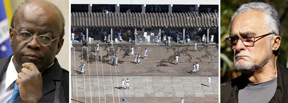 Ex-deputado tem 24 horas para se apresentar; com base em novo laudo do Hospital Universitário de Brasilia (HUB), que atesta que o estado de saúde de José Genoino não é grave, presidente do STF determinou nesta quarta-feira que ele volte para o Presídio da Papuda, no Distrito Federal; Genoino, que sofre de um problema cardíaco, cumpre prisão domiciliar temporária desde novembro; nessa semana, sua filha pediu ajuda para que o petista não voltasse para a prisão; "Meu pai precisa de cuidados médicos", disse Miruna