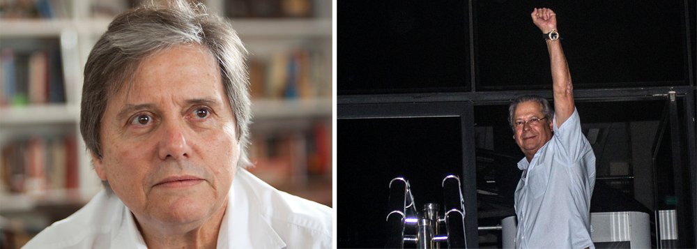 Colunista da IstoÉ Paulo Moreira Leite diz que ato do presidente do STF, que revogou decisão do ministro Ricardo Lewandowski que solicitava à Justiça que se avaliasse o pedido de trabalho do ex-ministro José Dirceu, é "tão absurdo que impede o condenado de cumprir sua pena na forma da lei"; segundo PML, "a única forma de compreender a situação criada pela decisão do presidente do STF é política"