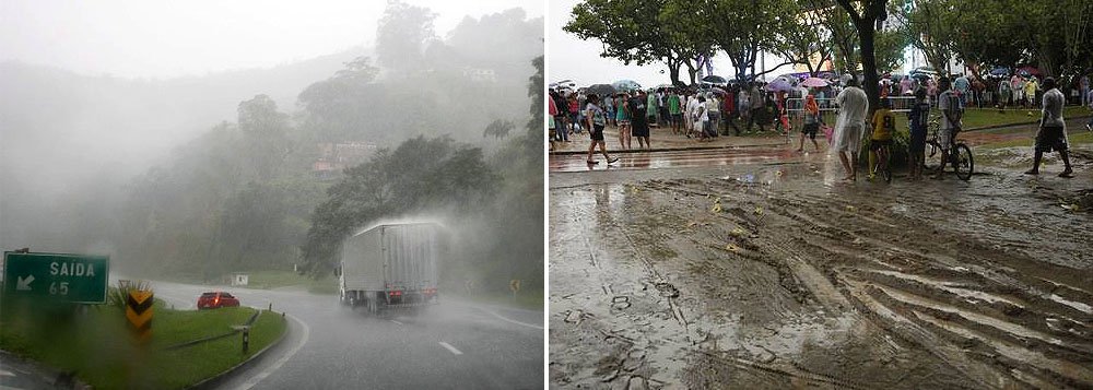 Segundo o Sistema de Alerta de Cheias do Instituto Estadual do Ambiente (Inea), o alerta se refere aos 33 rios que cortam os municípios de São João de Meriti, Nilópolis, Mesquita, Belford Roxo, Duque de Caxias, Nova Iguaçu (na Baixada Fluminense), Nova Friburgo, Petrópolis, Teresópolis e Bom Jardim (região serrana) e Macaé (norte fluminense)