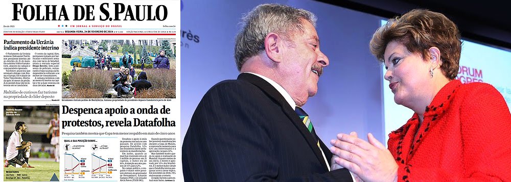 Jornal de Otavio Frias diz que ex-presidente está convencido de que Dilma se "divorciou" das classes política e empresarial, apesar de acreditar em sua reeleição; ele teria defendido a políticos a necessidade de uma reforma da equipe econômica do governo e correções em sua política para fazer o país voltar a crescer com taxas na casa dos 4%