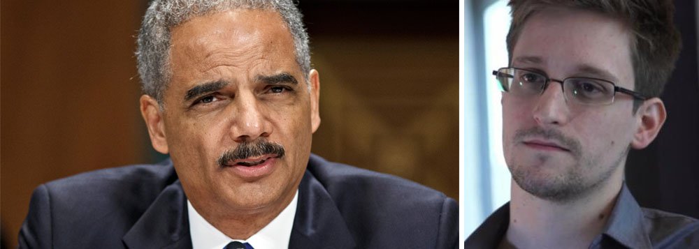 "Creio que ele violou claramente a lei e provocou danos à nação que diz amar", disse Eric Holder, secretário de Justiça, em entrevista à CNN