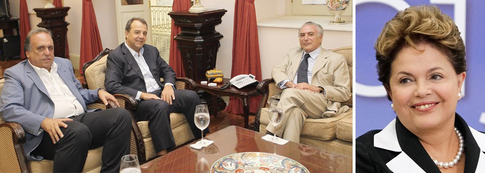 "No PMDB do Rio não há dúvida, nós estamos juntos com Dilma e Michel", disse o governador do Rio, após encontro com a presidente Dilma ontem e, nesta sexta, com o vice, Michel Temer; no estado, relação PT-PMDB é tensa, uma vez que os petistas lançaram candidatura própria e o PMDB quer apoio a Luiz Fernando Pezão; "Eu compreendo meus amigos do PMDB que ficaram chateados com a postura de companheiros do PT do Rio, mas nós temos que superar isso porque estamos aí há sete anos e três meses", declarou Sérgio Cabral