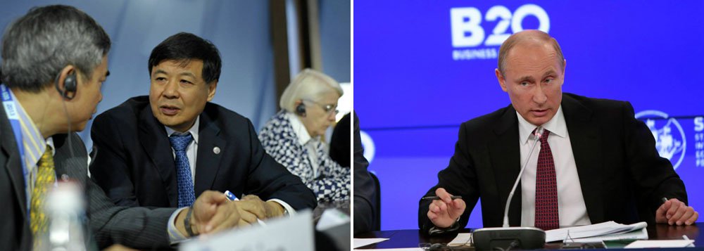 "Uma ação militar teria um impacto negativo sobre a economia global, especialmente sobre o preço do petróleo", disse o vice-ministro das Finanças da China, Zhu Guangyao, antes do início das negociações dos líderes do G20