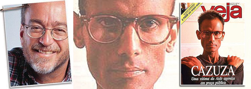 Jornalista Paulo Nogueira, editor do Diário do Centro do Mundo e ex-diretor da Abril, compara a situação da empresa à de Cazuza, em 1989, quando o cantor foi alvo de uma polêmica capa de Veja; "A Abril parece também estar com AIDS, não na versão controlável de hoje, mas no modelo fatal dos dias de Cazuza. O emagrecimento da editora é extraordinário", diz ele; segundo Nogueira, a agonia da Abril não deve ser lamentada;  A Abril é maligna. A Veja faz mal ao país. Pratica um jornalismo criminoso. Mente, distorce, estimula o ódio e a divisão entre os brasileiros"