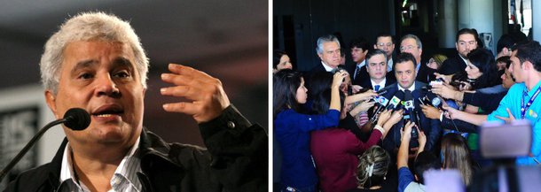 O jornalista Ricardo Noblat afirma, em texto publicado nesta sexta (19) que a "visita frustrada a presos políticos venezuelanos" foi um "estrondoso sucesso para a oposição daqui e de lá"; "Nem por encomenda a missão poderia ter sido melhor", complementou; ele avaliou ainda que "a oposição daqui deixou o governo de Dilma numa saia justa"; "O que fazer? Calar-se? Ou protestar contra o tratamento conferido aos senadores? No fim da noite, depois de muitas horas de meditação, o Itamaraty emitiu nota onde diz que 'são inaceitáveis atos hostis de manifestantes contra parlamentares brasileiros'", comenta; só o blogueiro enxergou tamanho êxito na missão de Aécio