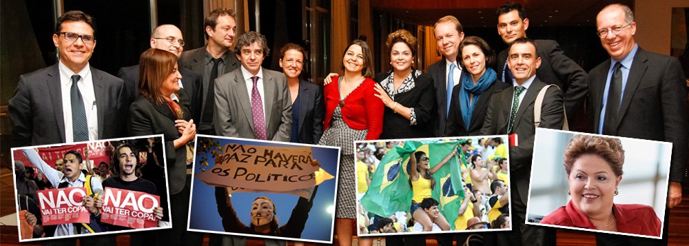 Se a maioria da imprensa brasileira insiste em pesar a mão sobre a cobertura que faz das ações do governo da presidente Dilma Rousseff (PT), as impressões da mídia estrangeira, após encontro com a mandatária do país ontem, foram bem positivas; Onze correspondentes internacionais se reuniram com Dilma na terça (3) e a repercussão do encontro revelou uma Dilma bem diferente da que é mostrada diariamente pelos jornalões do Brasil; de modo geral, textos apontaram dificuldades do país, mas deram à presidente a oportunidade de expor seus pontos de vista e defender seu legado; mídia brasileira seguirá o exemplo?