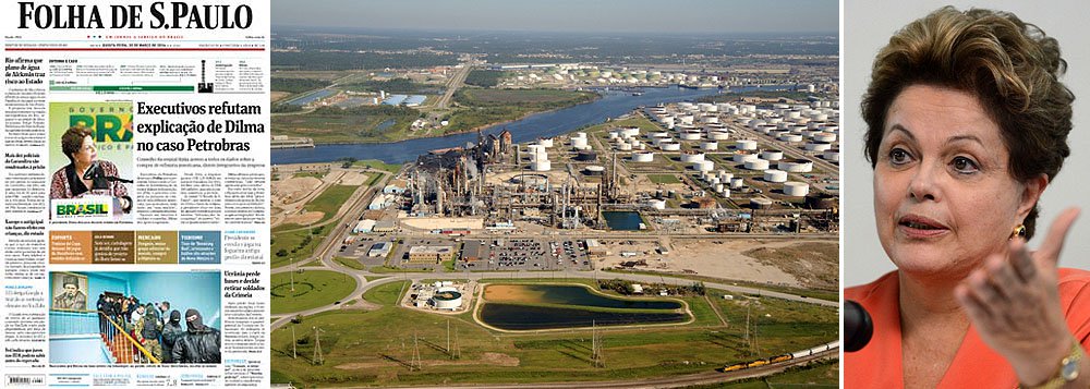Manchete do jornal da família Frias estampa: "executivos refutam explicação de Dilma no caso Petrobras"; no entanto, quando o leitor chega à reportagem, onde estão esses mesmos executivos?; quais são os nomes e sobrenomes?; segundo a Folha, pediram anonimato e, portanto, fizeram suas declarações em off; será que um caso dessa envergadura, em plena campanha eleitoral, que coloca a Petrobras no centro do debate político, fica mesmo de pé sem que as fontes mostrem suas caras?; cabe ao leitor julgar