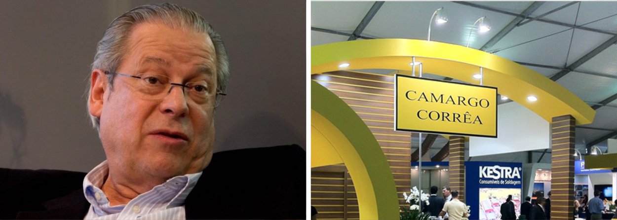 Empresa do ex-ministro José Dirceu (PT) recebeu um total de R$ 886 mil entre maio de 2010 e fevereiro de 2011 da empreiteira Camargo Corrêa para serviços diversos de consultoria, tais como "análise de aspectos sociológicos e políticos do Brasil", "assessoria na integração dos países da América do Sul" e "palestras e conferências internacionais"; os pagamentos foram divulgados nesta segunda (8); documentos dos contratos foram localizados durante a Operação Lava Jato; a assessoria do ex-ministro informou que contratos não têm relação com a Petrobras