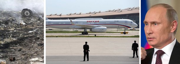 Desastre que matou 295 passageiros e tripulantes de um Boeing abatido no espaço aéreo ucraniano por um míssil pode ter outra explicação; fontes do governo russo contaram à agência Interfax que o voo MH 17 fazia praticamente a mesma rota do avião presidencial de Vladimir Putin, presidente da Rússia, que retornava da cúpula dos BRICs; caso a suspeita se confirme, o mundo estará à beira de um grande conflito envolvendo a segunda maior potência nuclear do planeta; para o Kremlin, avião presidencial russo, que fez a mesma rota menos de uma hora antes, era o verdadeiro alvo do míssil