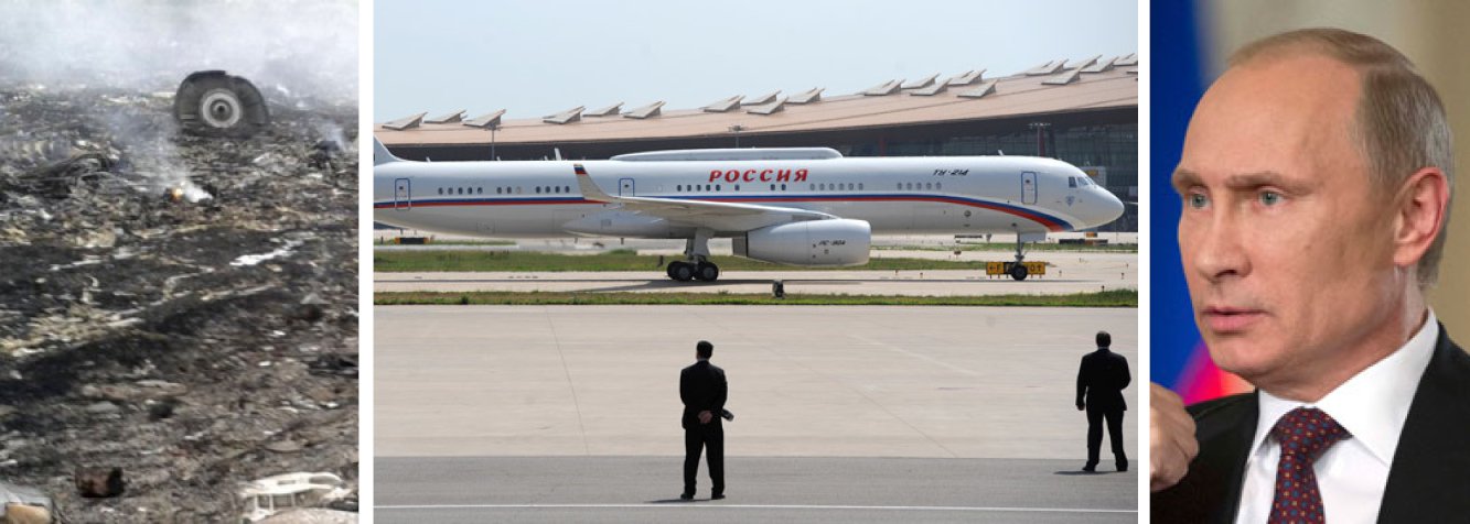 Desastre que matou 295 passageiros e tripulantes de um Boeing abatido no espaço aéreo ucraniano por um míssil pode ter outra explicação; fontes do governo russo contaram à agência Interfax que o voo MH 17 fazia praticamente a mesma rota do avião presidencial de Vladimir Putin, presidente da Rússia, que retornava da cúpula dos BRICs; caso a suspeita se confirme, o mundo estará à beira de um grande conflito envolvendo a segunda maior potência nuclear do planeta; para o Kremlin, avião presidencial russo, que fez a mesma rota menos de uma hora antes, era o verdadeiro alvo do míssil