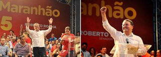 Com 99,24% das urnas apuradas, o candidato Roberto Rocha (PSB) venceu a disputa para o Senado pelo Maranhão; ele obteve 51,47% dos votos válidos e não pode matematicamente ser mais alcançado pelo candidato Gastão Vieira (PMDB), que obteve até agora 44,60% dos votos
