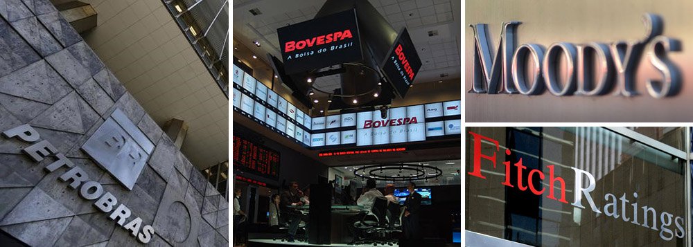 Pregão dessa sexta-feira voltou a ser de fortes perdas para a Bolsa, com o Ibovespa fechando com queda de 1,79%, a 46.907 pontos, no menor patamar desde março de 2014; entre os destaques estiveram o terceiro dia de fortes perdas para as ações da Petrobras, que tiveram hoje derrocada de 6,5%, após a empresa ter tido todos os ratings rebaixados pela agência Moody´s