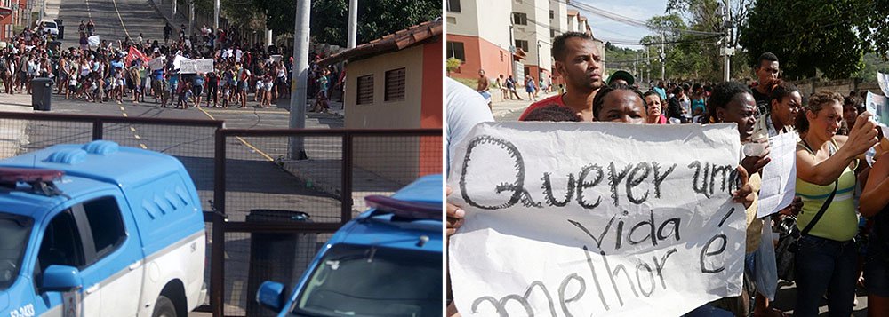 Invasores ocupam o condomínio Residencial Guadalupe, na Zona Norte do município do Rio; apesar de prometerem saída sem resistência deste conjunto habitacional do Minha Casa Minha Vida, um dos representes do grupo Daniel Neto afirmou eles só sairão do local após verem o documento de reintegração de posse emitido pela Justiça; segundo o 41º BPM (Irajá), se a situação não seja resolvida no encontro, será utilizada a força policial para desocupação dos apartamentos invadidos
