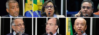 A maior parte das desistências veio da bancada do PSB que voltou atrás em peso; os senadores Romário (RJ), Lídice da Mata (BA), Roberto Rocha (MA), João Capiberibe (AP), Fernando Bezerra Coelho (PE) e Antônio Carlos Valadares (SE) desistiram de apoiar a investigação; efeito Temer já se faz sentir no Congresso