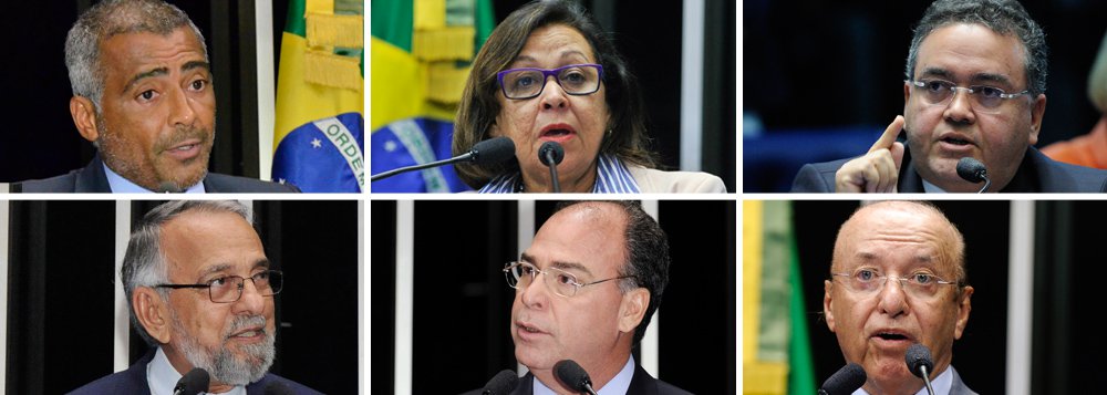 A maior parte das desistências veio da bancada do PSB que voltou atrás em peso; os senadores Romário (RJ), Lídice da Mata (BA), Roberto Rocha (MA), João Capiberibe (AP), Fernando Bezerra Coelho (PE) e Antônio Carlos Valadares (SE) desistiram de apoiar a investigação; efeito Temer já se faz sentir no Congresso