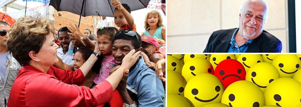 Posição de José Roberto Guzzo, que já dirigiu Veja e Exame e é um dos poucos integrantes do conselho editoral da Abril de fora da família Civita, se espraia pelas revistas da casa; em artigo publicado neste fim de semana, ele, com seu mau humor, aparenta viver em outro planeta; "Todo brasileiro de olhos abertos para o que está acontecendo no país em geral, e na sua própria vida em particular, sabe muito bem que a coisa está preta", diz ele, sem levar em conta o pleno emprego e a expansão da renda; diz que ele que o Brasil, com US$ 375 bilhões em reservas, está "em petição de miséria" e "é um caso perdido"; o governo Dilma, na sua visão, é o "mais incompetente" de todos; quem vai mal na verdade é a Abril