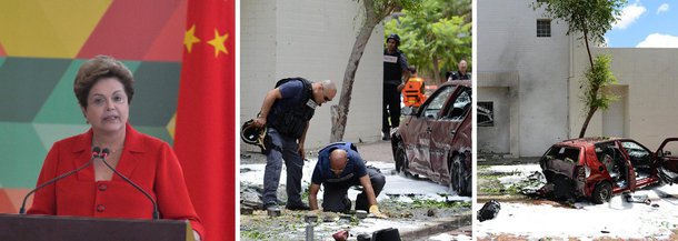 "O Brasil defende que tenha dois Estados, um palestino e um israelense. O Brasil é contra a violência dos dois, tanto de Israel quanto da Palestina. Agora, o Brasil também reconhece como sendo desproporcional esse ataque israelense na faixa de Gaza, com a morte de mulheres e crianças", afirmou a presidente Dilma Rousseff (PT), nesta quinta-feira (17), sobre o agravamento dos conflitos na Faixa de Gaza