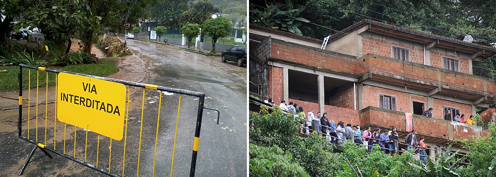 De acordo com o último boletim da Secretaria de Proteção e Defesa Civil, quatro pessoas ficaram desabrigadas e cinco desalojadas; elas foram levadas para abrigos da prefeitura; treze ocorrências de deslizamentos e quedas de árvore foram registradas; não houve mortes