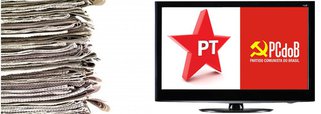 PT e PCB se uniram em torno de uma causa comum: elaborar um projeto de lei para regulamentar a mídia e quebrar o monopólio dos grupos de comunicação que operam no Brasi; pelo projeto que está sendo articulado, os cinco grandes grupos de comunicação que atuam no País terão que se desfazer de redes de rádio e televisão regionais, além de jornais