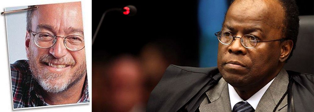 Paulo Nogueira, editor do Diário do Centro do Mundo, respondeu a crítica feita por Joaquim Barbosa aos meios de comunicação que, segundo ele, glorificam os condenados na Ação Penal 470; "Ora, os condenados são chamados continuamente pela mídia de mensaleiros, petralhas e coisas do gênero. JB, em compensação, é “o menino pobre que mudou o Brasil”. JB consegue ver glorificação onde existe, na realidade, demonização", diz ele