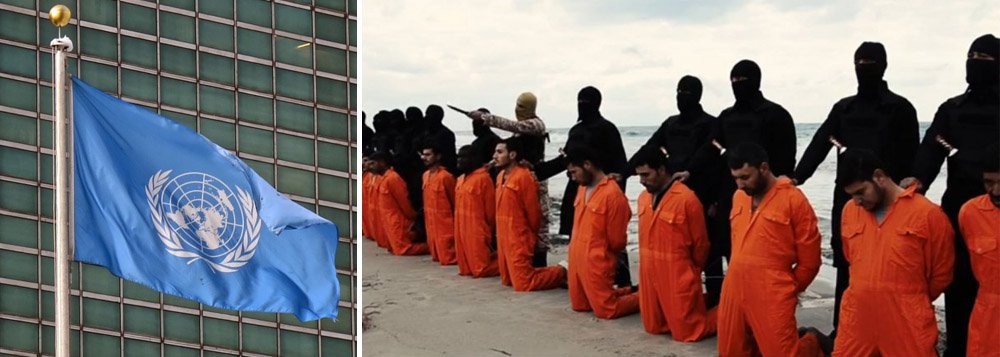 Ofensiva ocorre horas depois de o EI ter divulgado um vídeo que mostra a decapitação de 21 cristãos egípcios, que foram sequestrados na cidade de Sirte, no Norte da Líbia; “Este crime demonstra mais uma vez a brutalidade do EI, que é responsável por crimes e abusos contra pessoas de todos os credos, etnias e nacionalidades, sem olhar a qualquer valor básico da humanidade”, condenou o comunicado do Conselho de Segurança da ONU