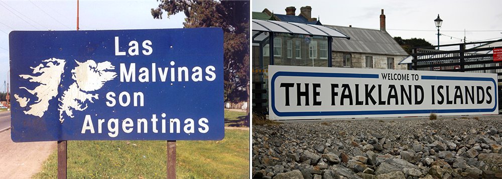 A Grã-Bretanha disse que qualquer tentativa da Argentina de confiscar os ativos de companhias de petróleo que operam nas disputadas ilhas Malvinas, chamadas pelos britânicos de Falklands, será ilegal; no sábado, um juiz federal de Tierra del Fuego ordenou o confisco de US$ 156 milhões em contas bancárias, embarcações e outras propriedades de seis companhias de petróleo europeias e norte-americanas operando nas ilhas