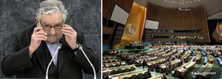Em discurso na Assembleia-Geral das Nações Unidas, presidente do Uruguai continuou o puxão de orelha dado por Dilma Rousseff, mas em tom mais agressivo: “As instituições mundiais, particularmente hoje, vegetam à sombra consentida das dissidências das grandes nações que, obviamente, querem reter sua cota de poder”; ele não poupou a globalização e nem a China 