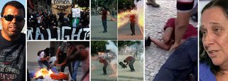 Confirmada a morte cerebral de Santiago Andrade, atingido por um rojão na cabeça enquanto registrava manifestação contra o aumento da passagem de ônibus no Rio, na última quinta-feira; violência do movimento de mascarados Black Blocs traz sua primeira vítima fatal; em entrevista neste domingo, Arlita Andrade, mulher do cinegrafista da Bandeirantes, disse que autores do disparo "não têm amor" e que será difícil perdoar aqueles que "destruíram uma família"; como agirão agora os governantes para não serem coniventes com a impunidade?
