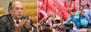 Ministro Gilmar Mendes já tem elementos para fazer o que tanto o PT quanto a oposição esperavam dele; técnicos do Tribunal Superior Eleitoral argumentam que 13% das saídas dos recursos da campanha da presidente Dilma foram irregulares, assim como 5% das entradas, e se manifestaram pela rejeição das contas; relatório será enviado ao ministro, que cuida do caso; voto de Gilmar será levado a plenário; rejeição das contas não impede a diplomação de Dilma, mas dá mais gás à oposição na estratégia para um eventual impeachment