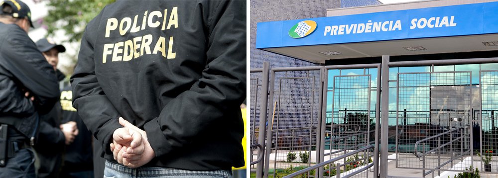 Operação do núcleo da Força-Tarefa Previdenciária, composta pela Polícia Federal, Ministério da Previdência Social e Ministério Público Federal, visa desarticular quadrilha especializada em fraudes previdenciárias; estão sendo cumpridos 44 mandados de busca e apreensão na capital e Grande São Paulo; estimativa é que os prejuízos resultantes da operação da quadrilha tenham chegado a R$ 12 milhões