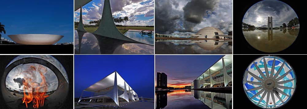 Capital do país chega ao seu 55º aniversário nesta terça (21); confira imagens da cidade pelas lentes do fotógrafo Ricardo Stuckert