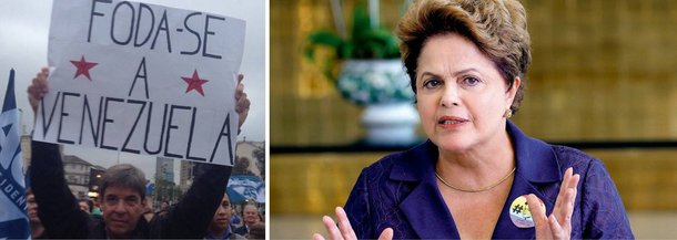 Jornal Estado de S. Paulo, da família Mesquita, pede, em editorial, que a presidente Dilma Rousseff seja enquadrada pelo Congresso Nacional por crime de responsabilidade e cassada num processo de impeachment; "Dilma Rousseff de tudo participou como ministra de Minas e Energia e da Casa Civil e, depois, como presidente da República"; um dos herdeiros do grupo, Fernão Lara Mesquita, recentemente foi às ruas com um cartaz onde se lia "Foda-se a Venezuela"; no sábado, em nota, o PSDB sugeriu punição à presidente Dilma; começa a campanha pela derrubada de uma presidente reeleita há menos de um mês no Brasil