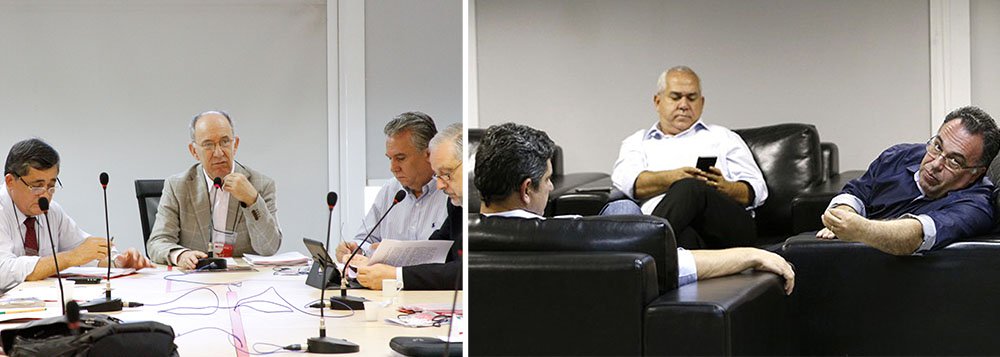 Deputado André Vargas (sem partido-PR) circulou na sede do PT, em reunião da Executiva Nacional, para conversar com quatro deputados, o líder do PT, Vicentinho (SP), José Guimarães (CE), Policarpo (DF) e Rogério Carvalho (SE), sobre “assuntos diversos”, embora não tenha negado intenção de abordar seu caso; ele é alvo de processo de perda de mandato por ter utilizado um avião pago por Alberto Youssef e de ter praticado tráfico de influência para empresas do doleiro